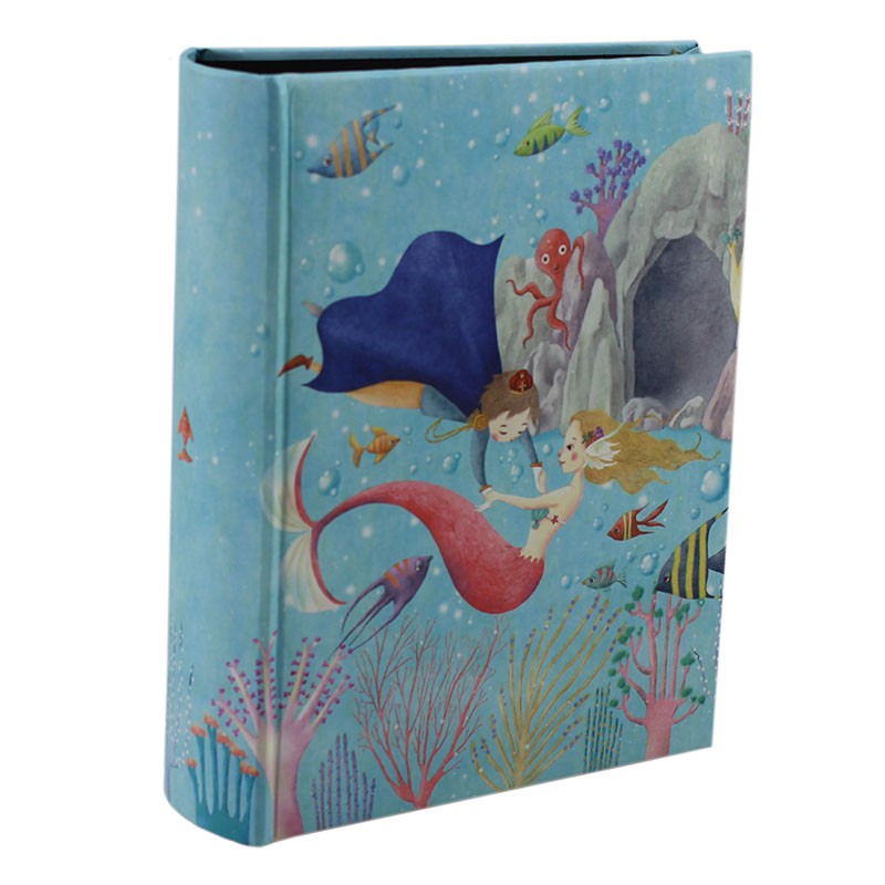 Album foto Ariel 100 poze 10x15 cm, buzunare slip in, file negre, albastru - imagine 5